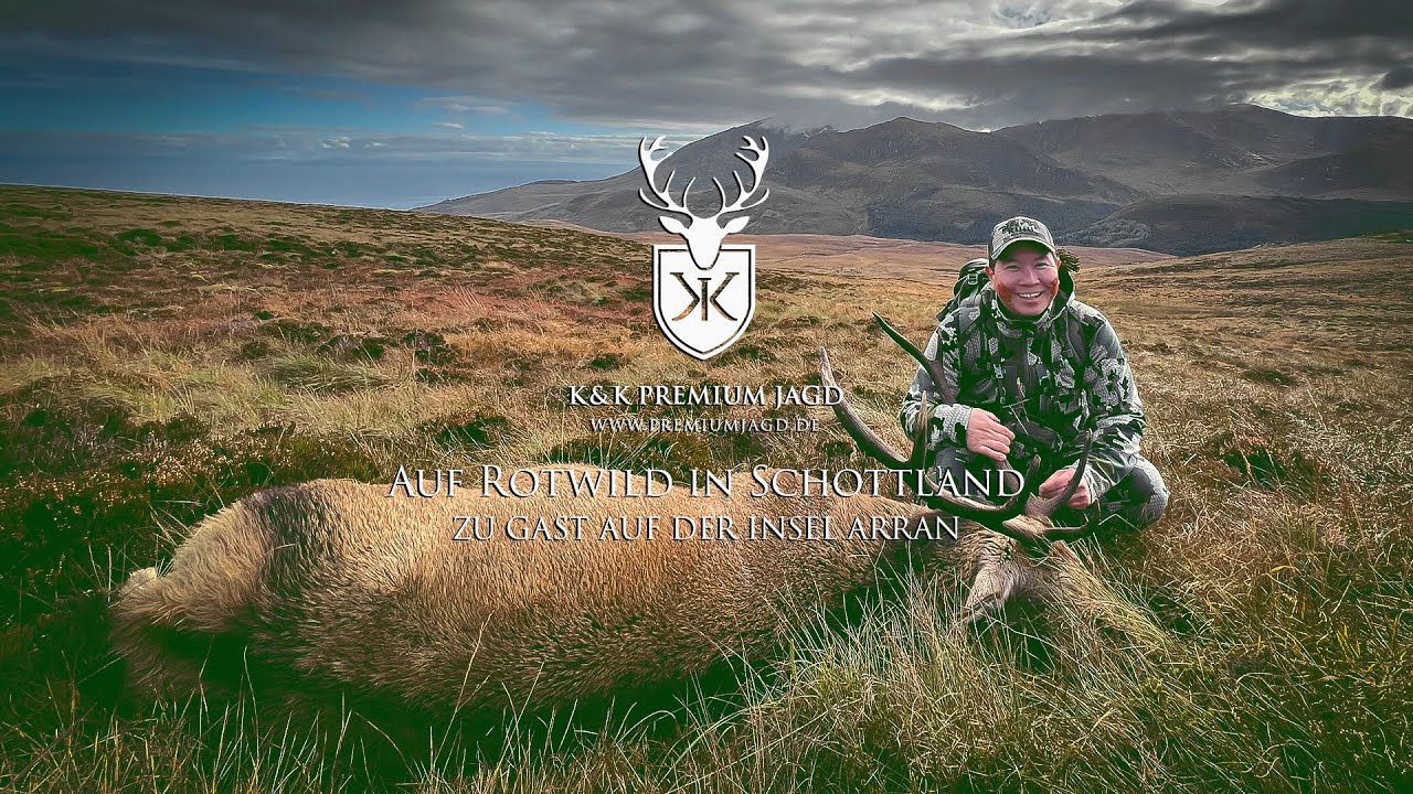 Hirschjagd auf der Insel Arran - Jagdreise K&K Premium Jagd