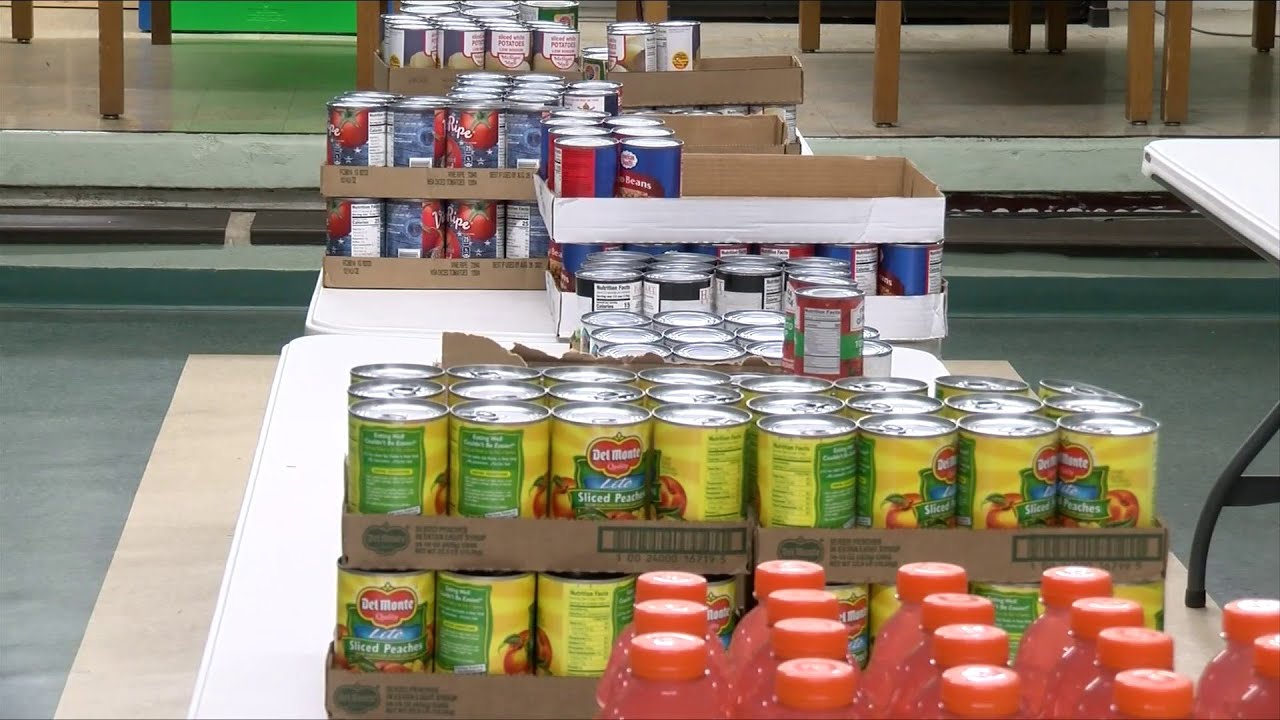 People donating stimulus checks to hungry families