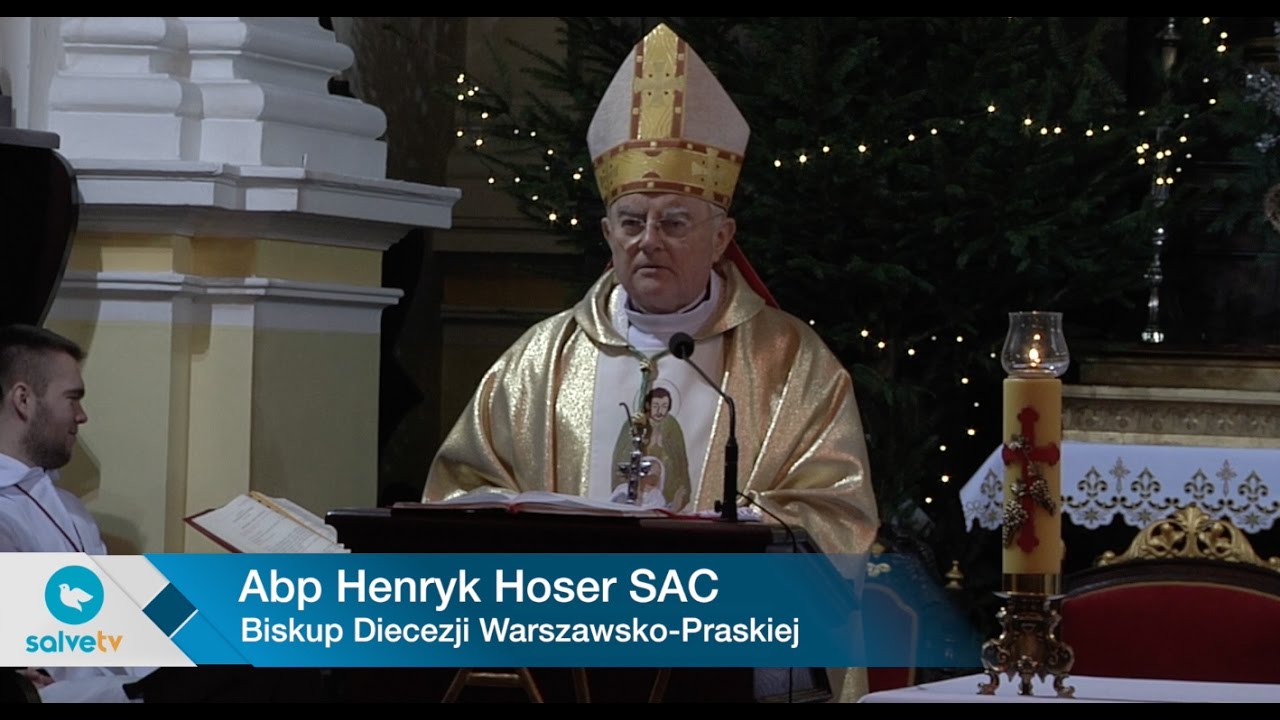 Abp Henryk Hoser SAC: Świat może być ocalony tylko przez Jezusa