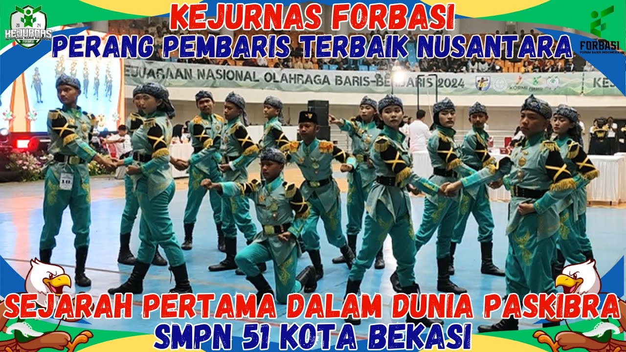 PERANG BINTANG PARA PEMBARIS...!!! SMPN 51 KOTA BEKASI DI KEJUARAAN NASIONAL FORBASI