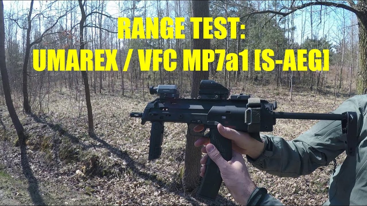 RANGE TEST: NEW Umarex / VFC MP7A1 S-AEG [ENG]