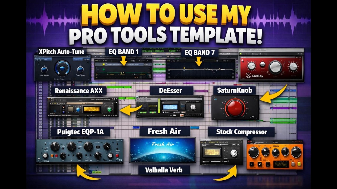 КАК РАБОТАТЬ С МОИМ ШАБЛОНОМ PROTOOLS