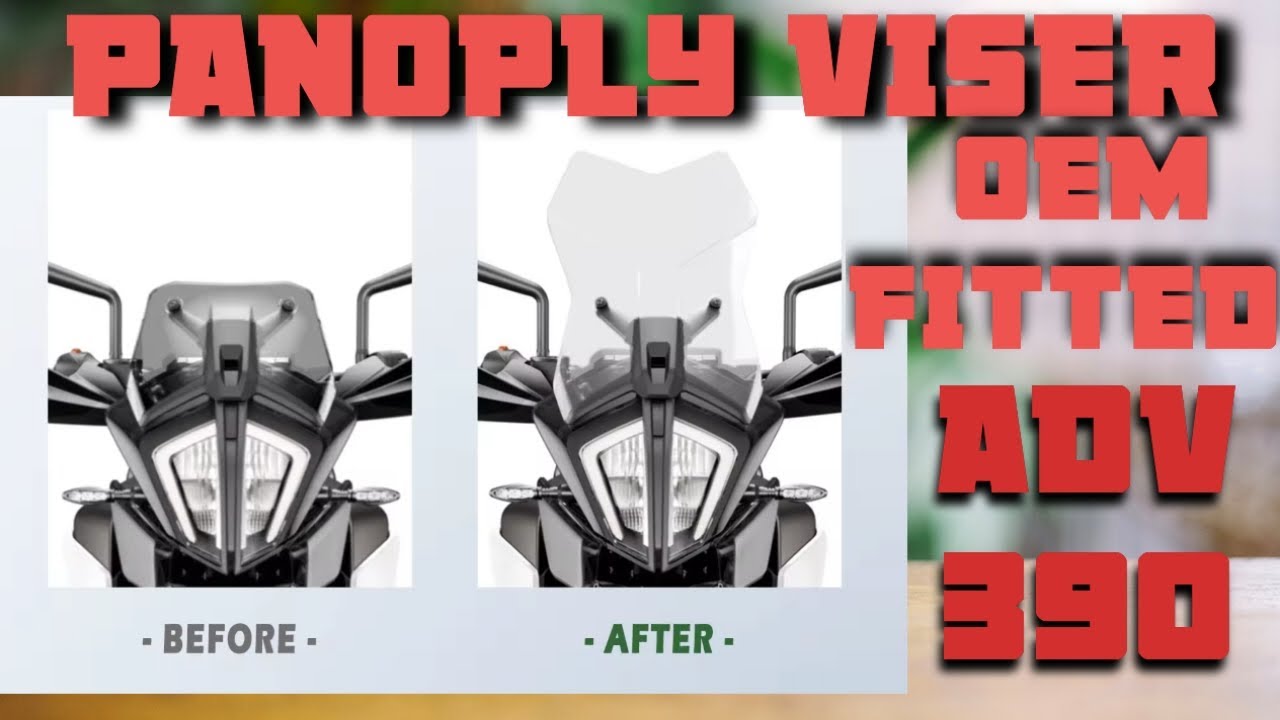  INSTALL PANOPLY VISER | KTM ADVENTURE 390 2023 MODEL | T2RX | WINDSHIELD 