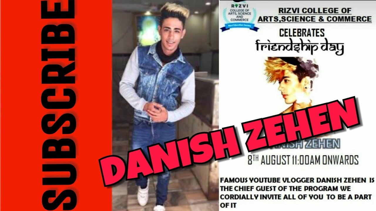 DANISH ZEHEN AT RIZVI COLLEGE FOR FRIENDSHIP DAY CELEBRATIONS | 2017 | SIDDHARTH GOGALIA |
