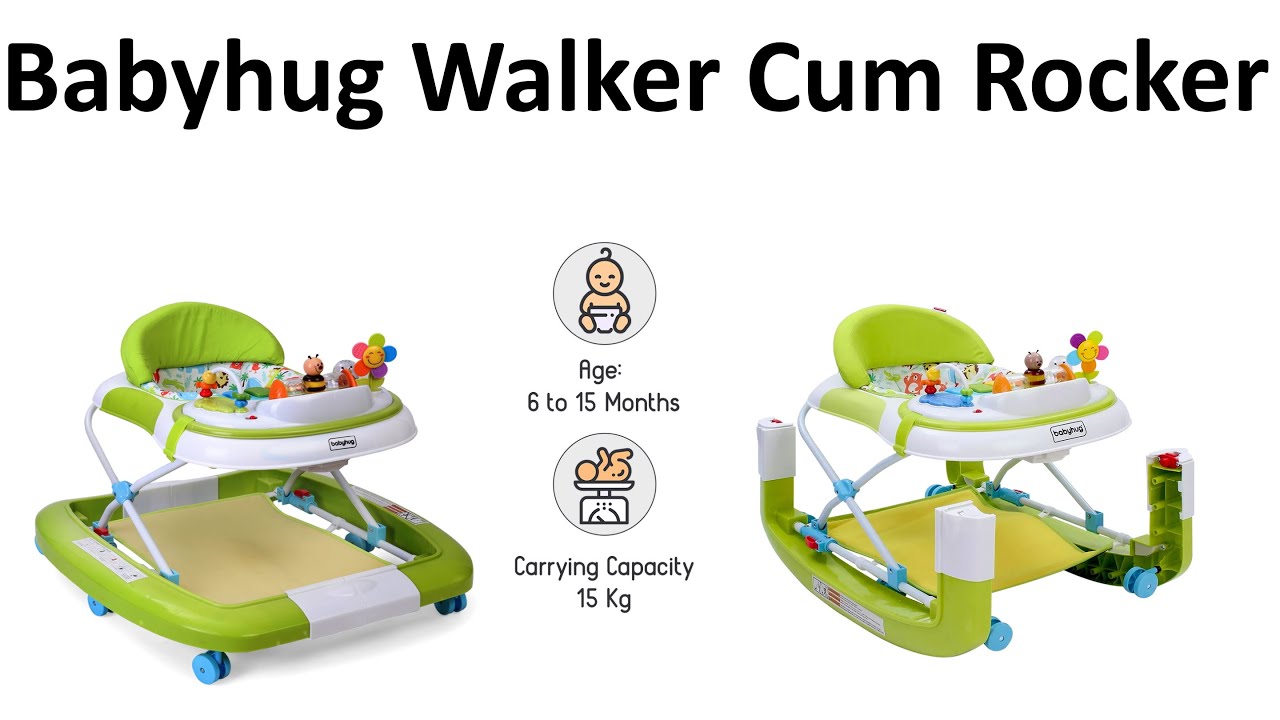 Babyhug Walker Cum Rocker Review and Installation | abyhug Little Footsteps Walker Cum Rocker