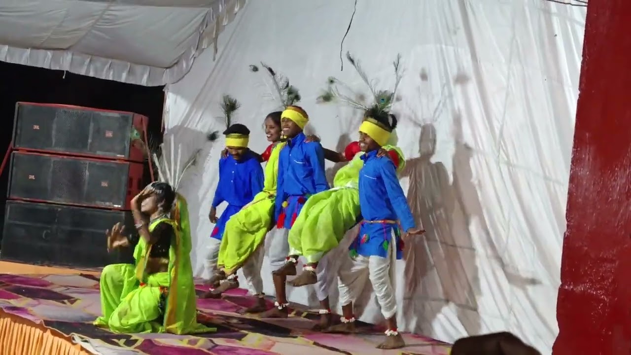 Dj remix gondi cultural song (Rubina dance group Amla) betul 