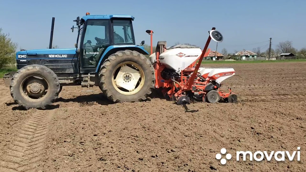 Semănat 2021 !   New Holland 8340 & Kuhn maxima 3 .