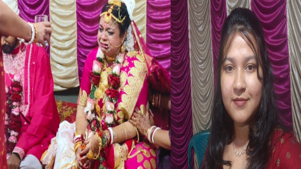 দিদির বিদায় বেলা 🥹সবার চোখে জল 💔#viralvideo #banglavlog #weading #bidai #vlog 