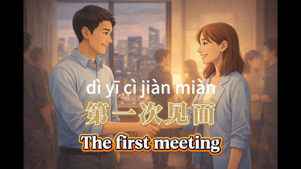 🎬第一次见面  |  Learn Chinese Through Story ｜ First Meeting