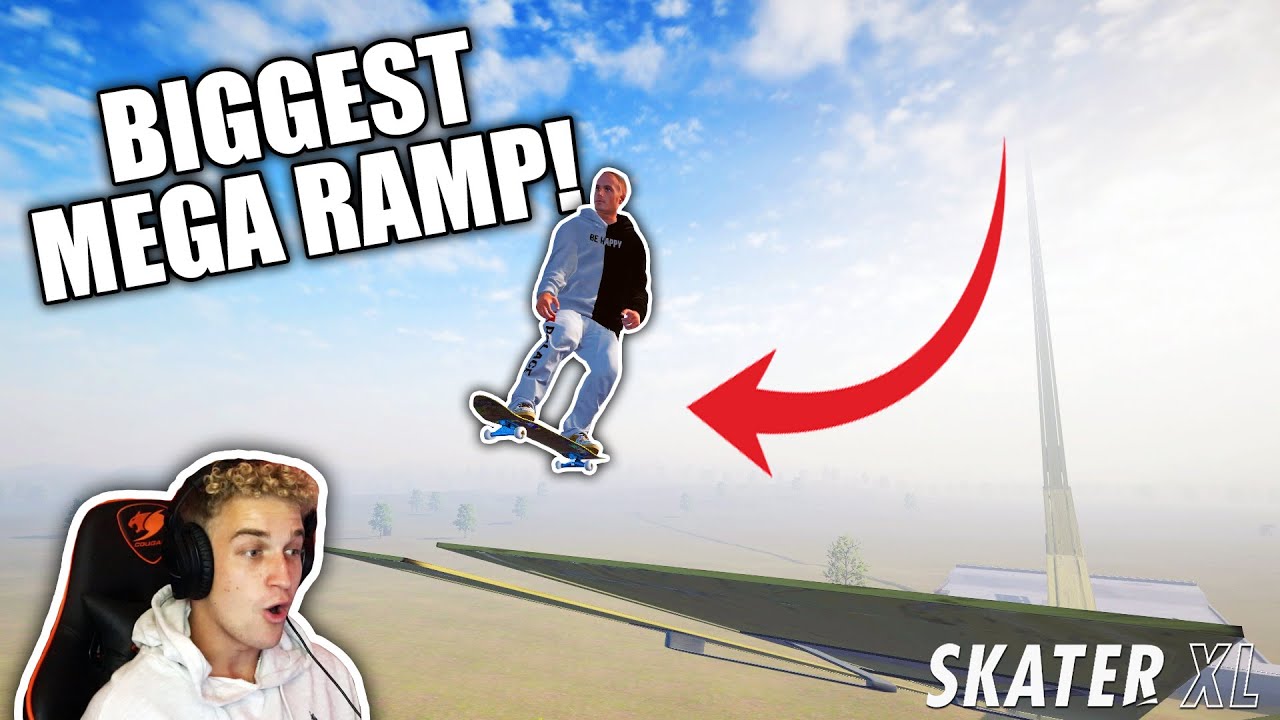 I MADE THE BIGGEST MEGA RAMP IN THE WORLD! (and it worked) | Skater XL