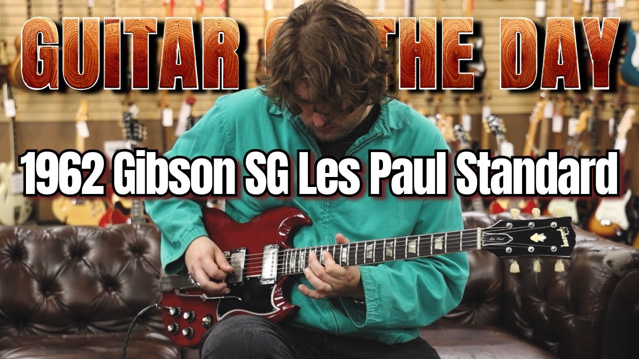 Gibson SG Les Paul Standard Cherry 1962 года | Гитара дня