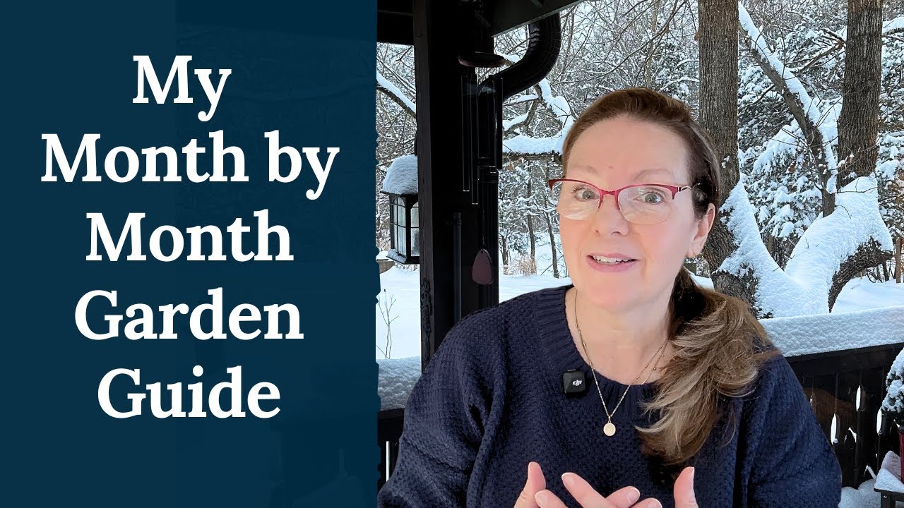 What I Do Each Month in the Garden 🌱 (I Use this Homemade Guide All Year Long!)