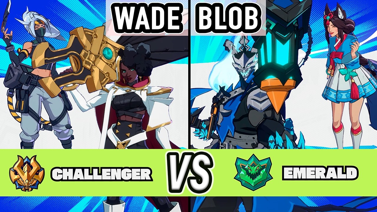 2XKO ▰ WADE (Senna / Akali) vs Blob (Thresh / Ahri) ▰ High Level Gameplay