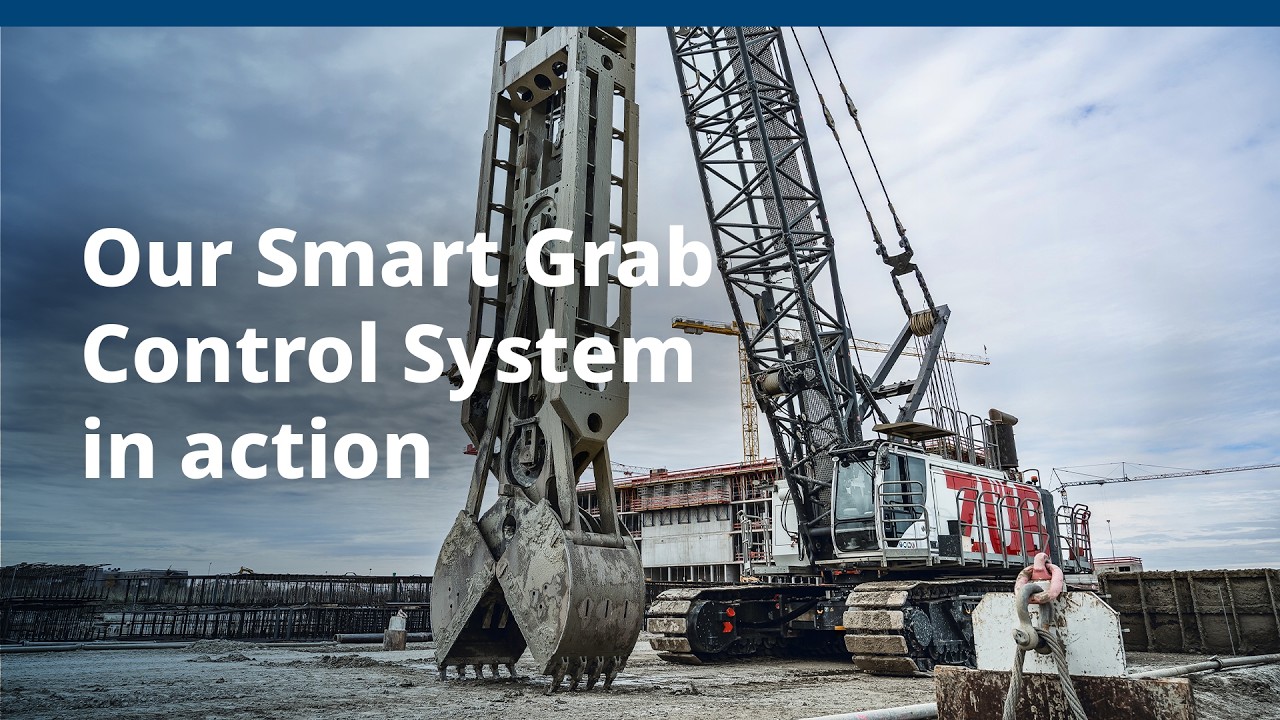 At the jobsite in Munich: This is how smart grab work gets | BAUER Maschinen GmbH