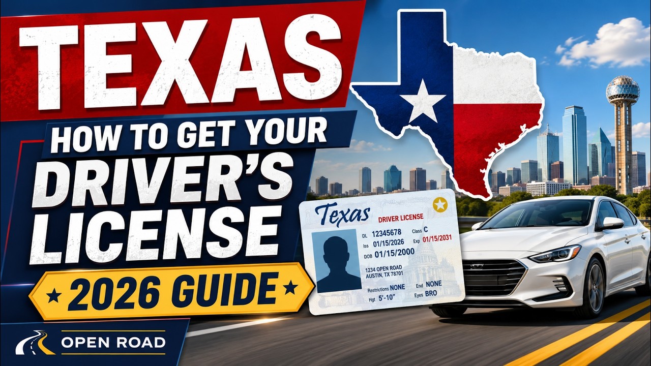TEXAS: HOW TO GET YOUR DRIVER'S LICENSE