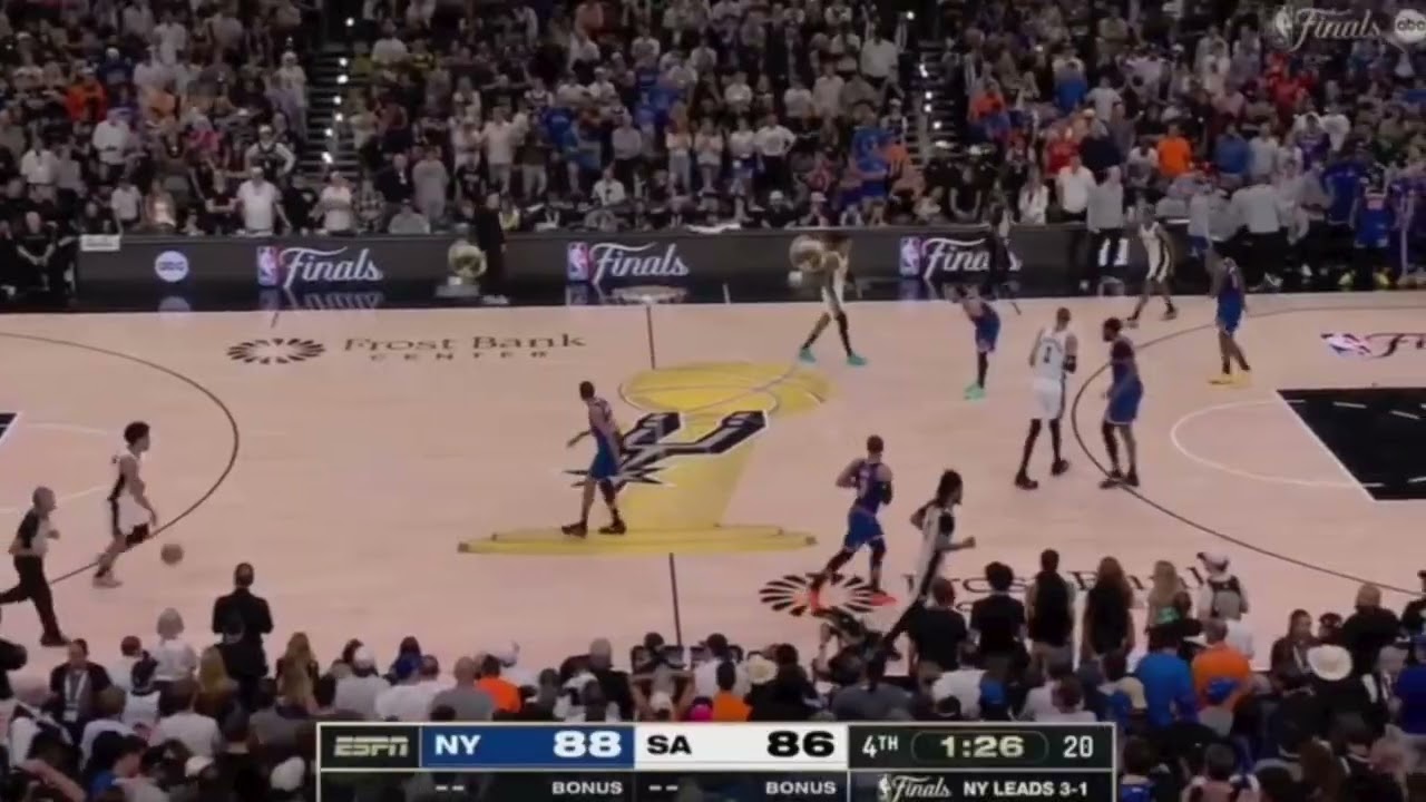 Spurs Adjustment to 'Double Drag' ATO in Game 5!