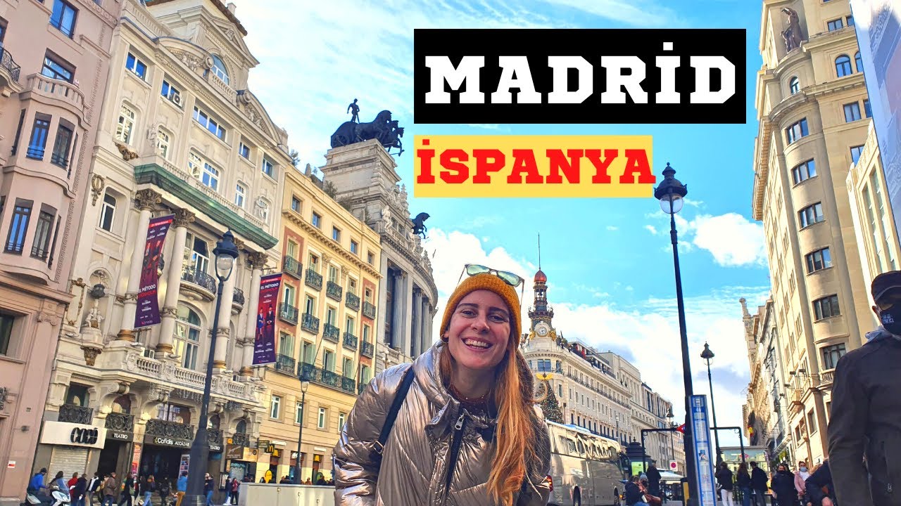 MADRİD Kraliyet Sarayı, Yılbaşı Pazarı, Sokaklar, Yeme İçme ve Hersey!  İspanya'da BAŞKENTTEYİZ! 🇪🇸