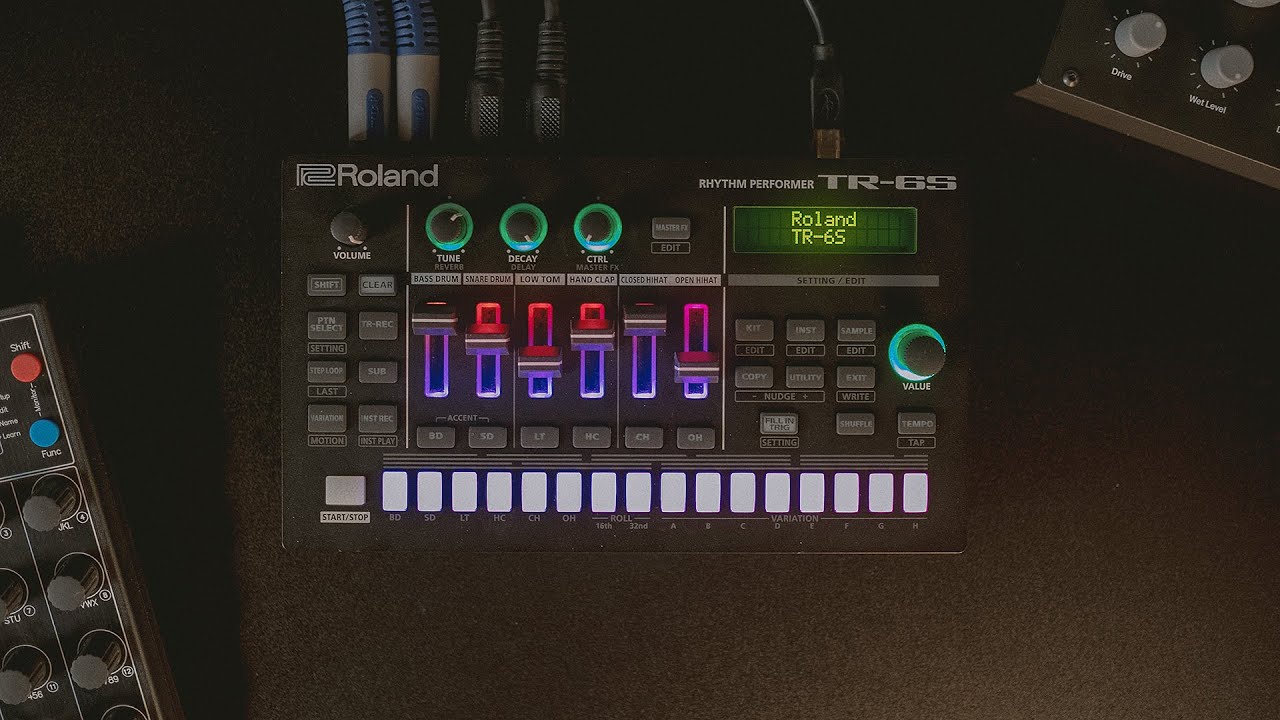 Techno Sketch with Roland TR-6S