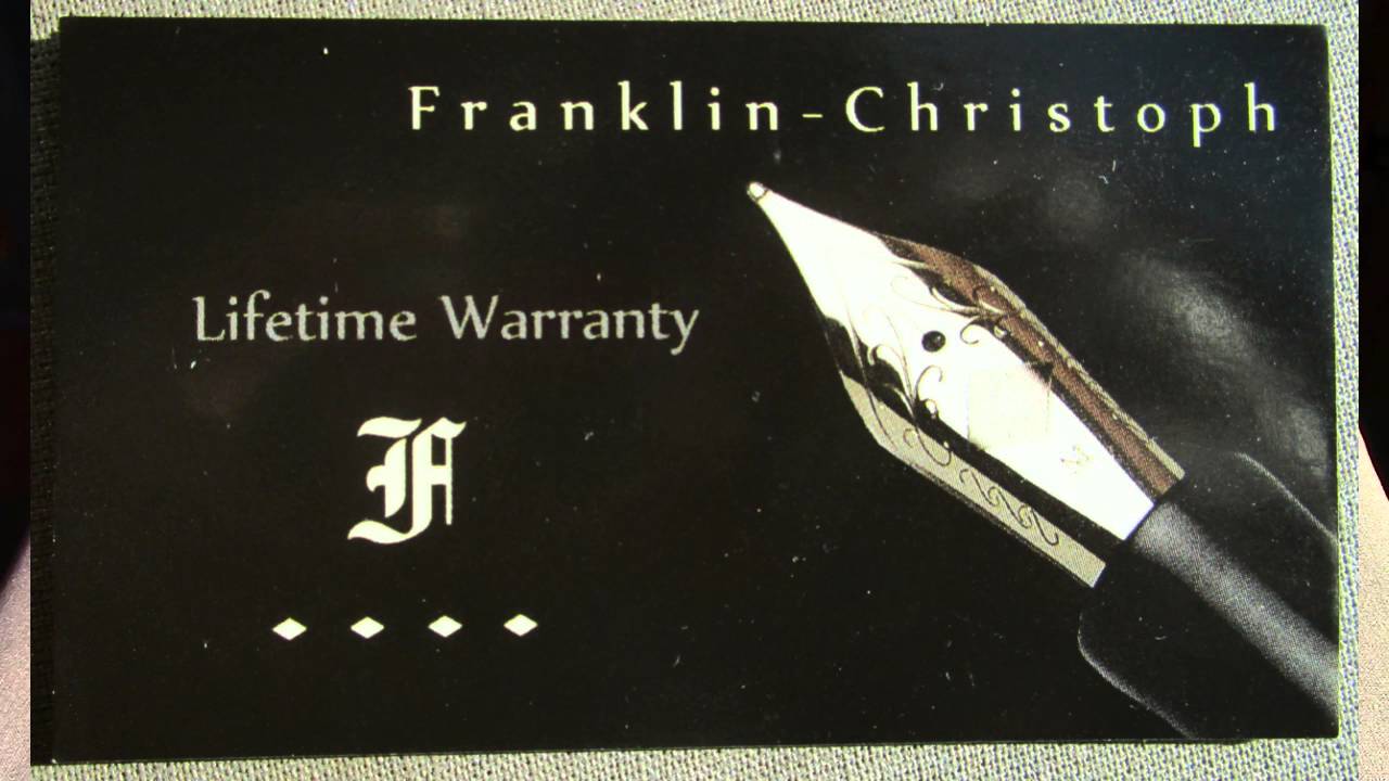 Franklin-Christoph Fountain Pens Model 20 (Antique Glass - Coke Bottle) & Model 40