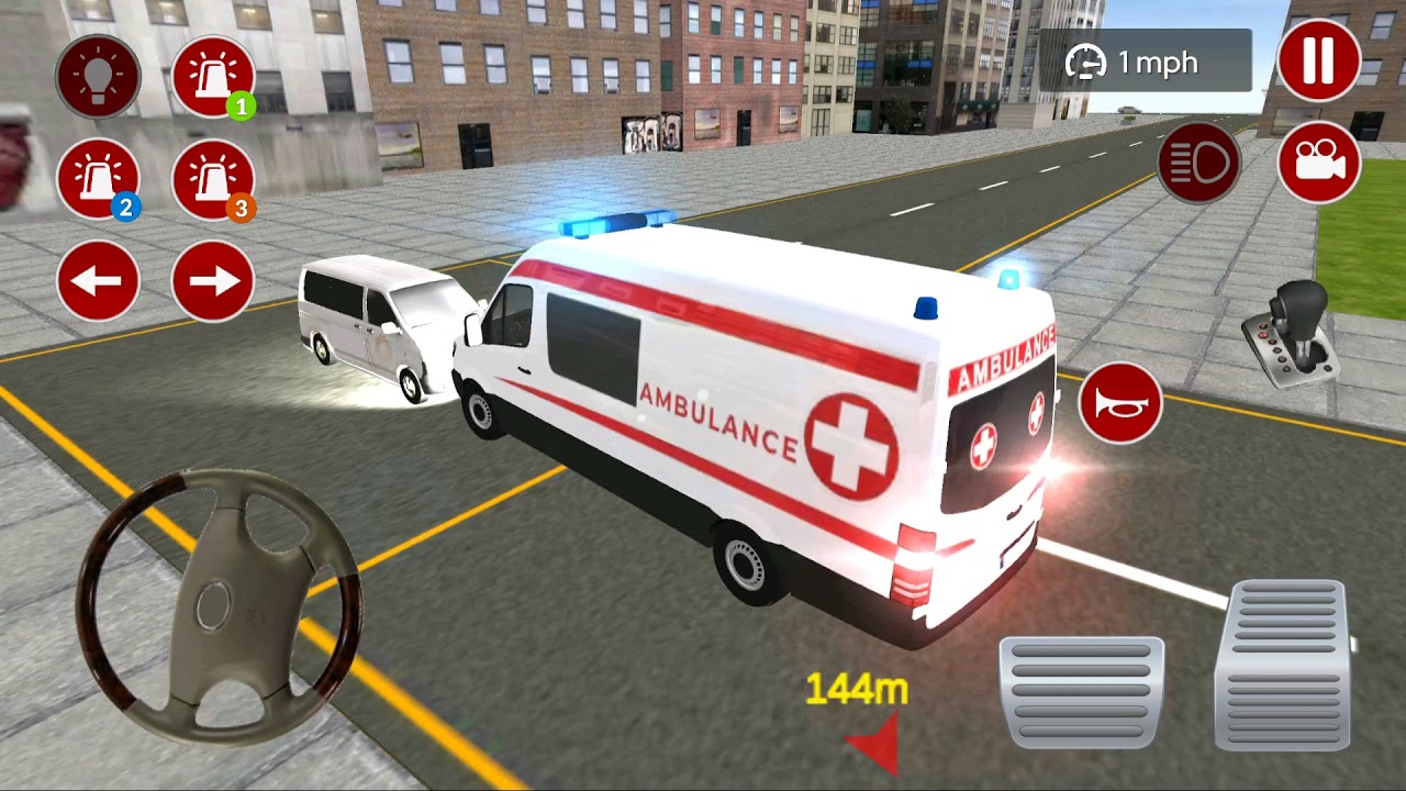 Jogo de Carro de Ambulância - Simulador de Resgate 2021 - Android Gameplay