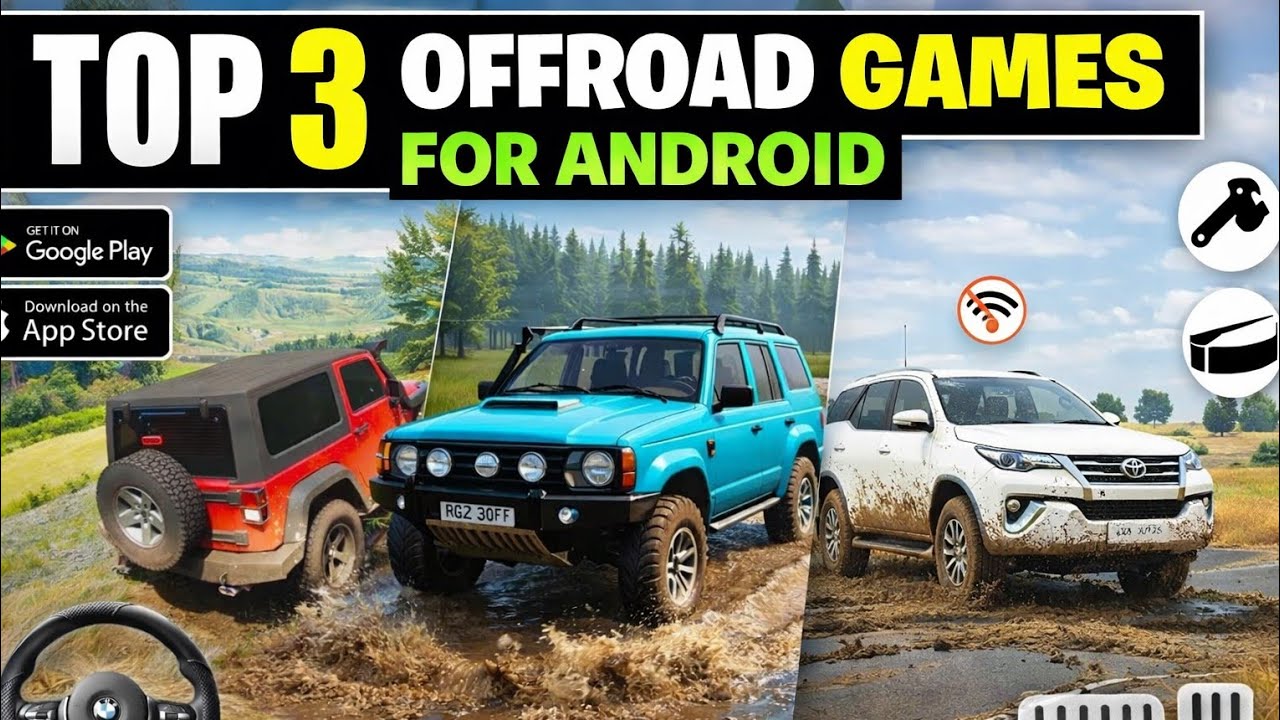 Top 3 BEST Off-Road Games for Android 2026 😱 | Ultra Realistic Gameplay