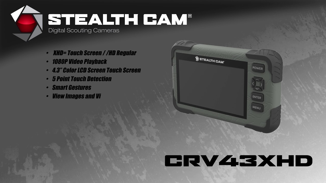 GSM OUTDOORS STEALTH CAM  CARD VIEWER CRV43XHD