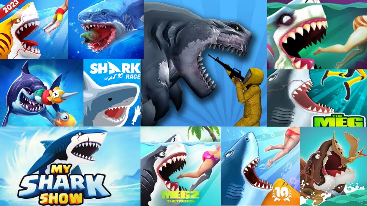 ALL THE BEST HUNGRY SHARK GAME 2024 IN ANDROID