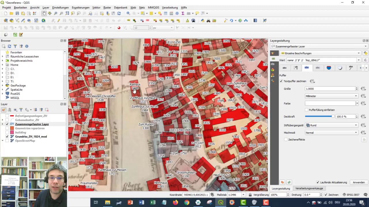 QGIS 07  Beschriftung