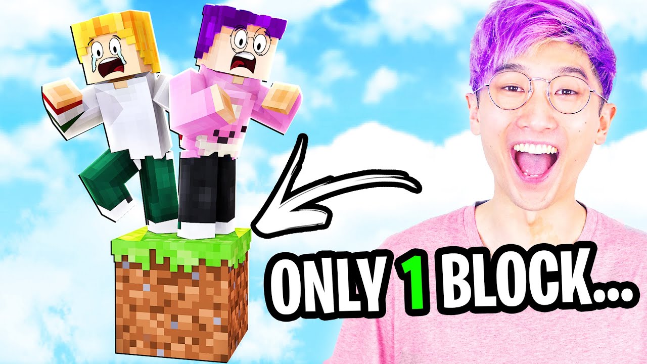 Can We Beat MINECRAFT BUT IT'S ONLY ONE BLOCK!? (SKYBLOCK)