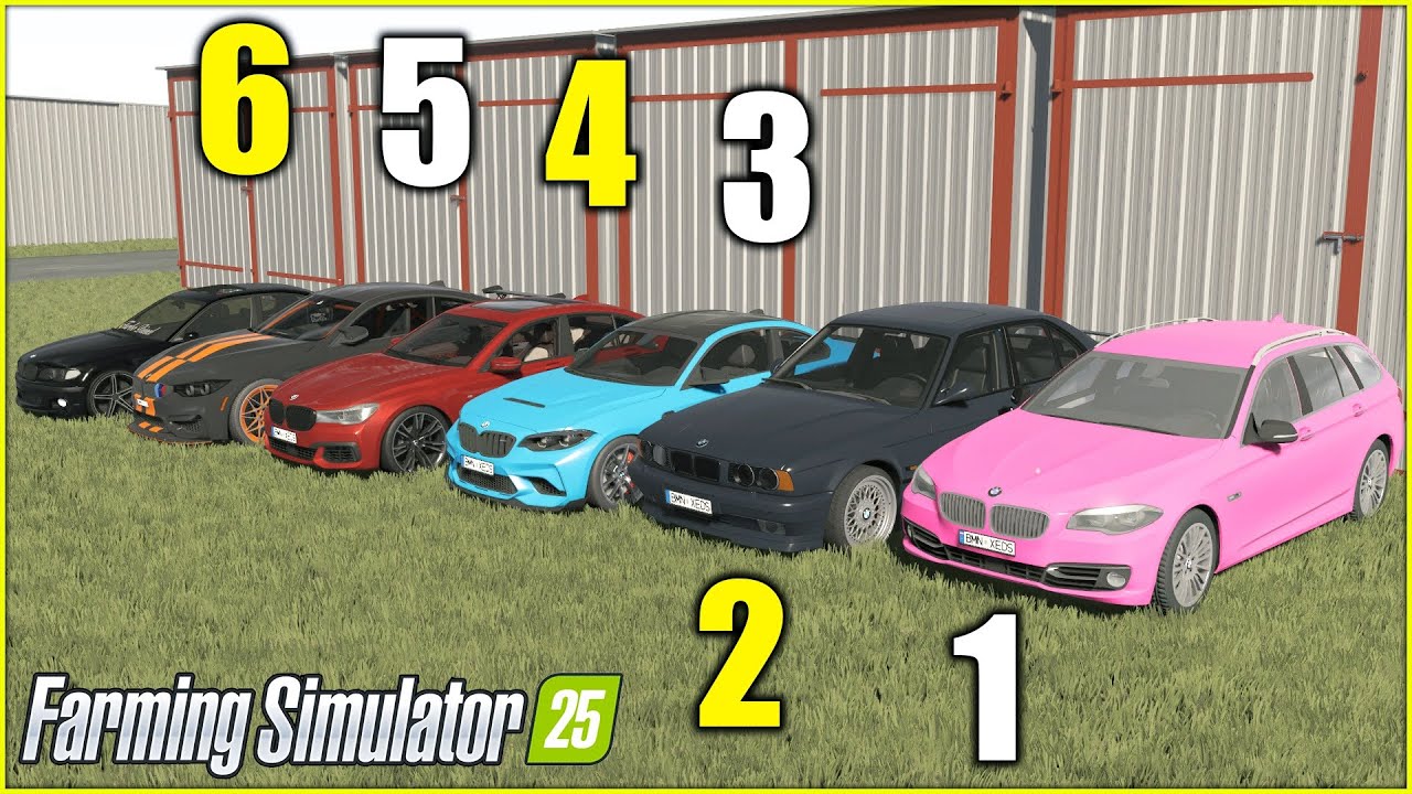 KTO TRAFI NAJSZYBSZE BMW TEN WYGRA WYŚCIGI😱┃OTWIERAMY TAJEMNICZE GARAŻE😍┃JA VS MŁODY😀┃ FS 25