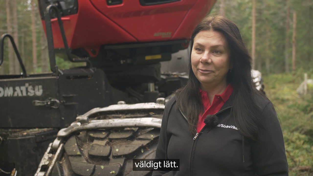 Happy Logger - Malin Karlsson about Smart Crane for harvesters (SE)