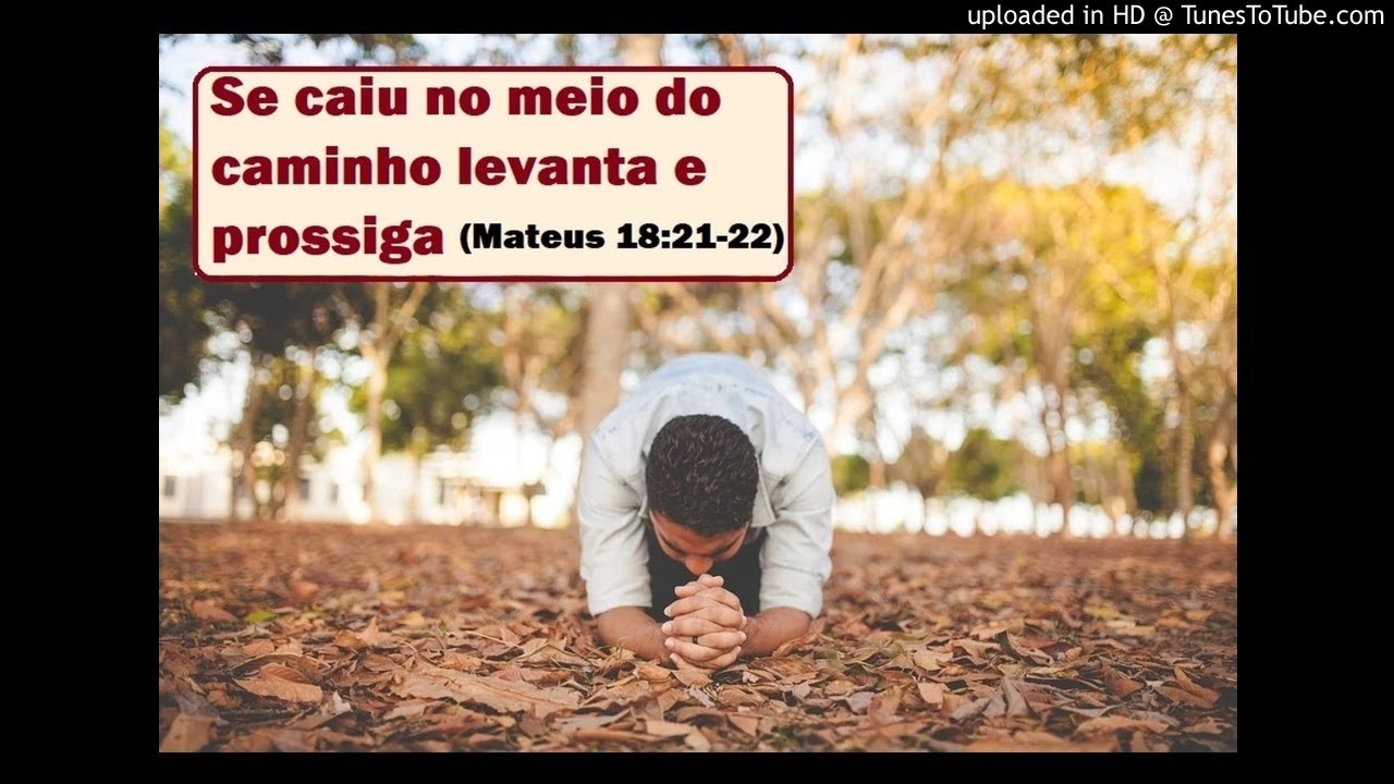 Se caiu no meio do caminho levanta e prossiga