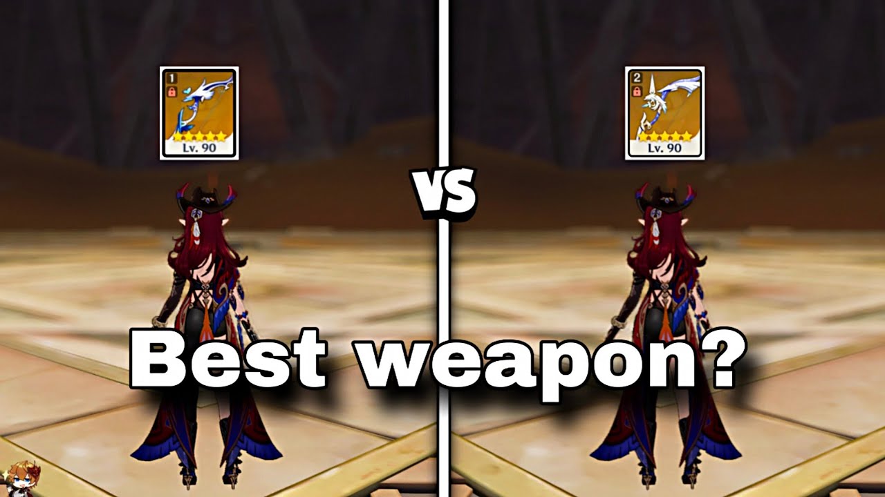 BEST WEAPON FOR CHASCA [ Amos bow vs Aqua Simulacra ] | Genshin impact