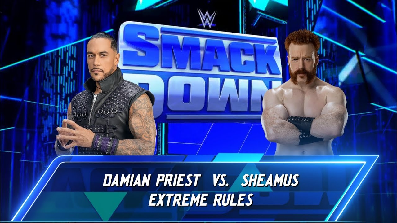 DAMIAN PRIEST VS SHEAMUS IN A EXTREME RULES MATCH