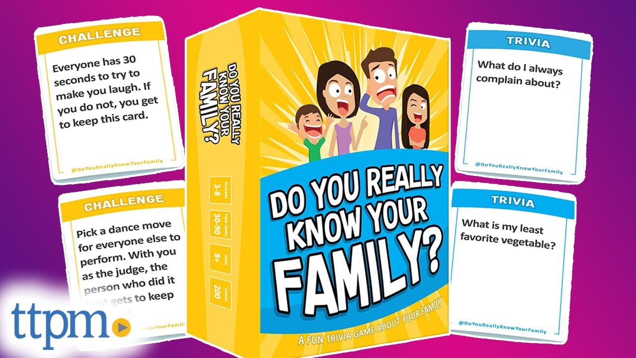 Do You Really Know Your Family? Game