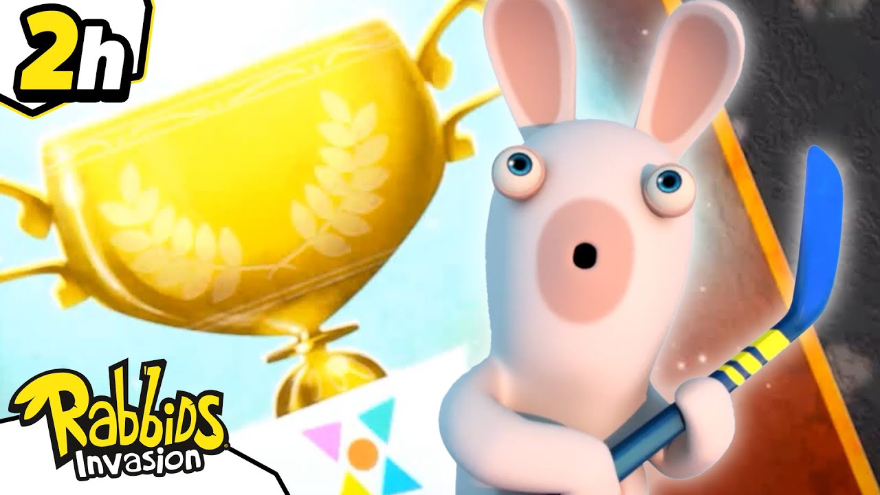 The Rabbid Winter Olympic Games! ⛸️ 🐰 Rabbids Invasion 🐰 Full Episodes | Cartoons For Kids | 2H+