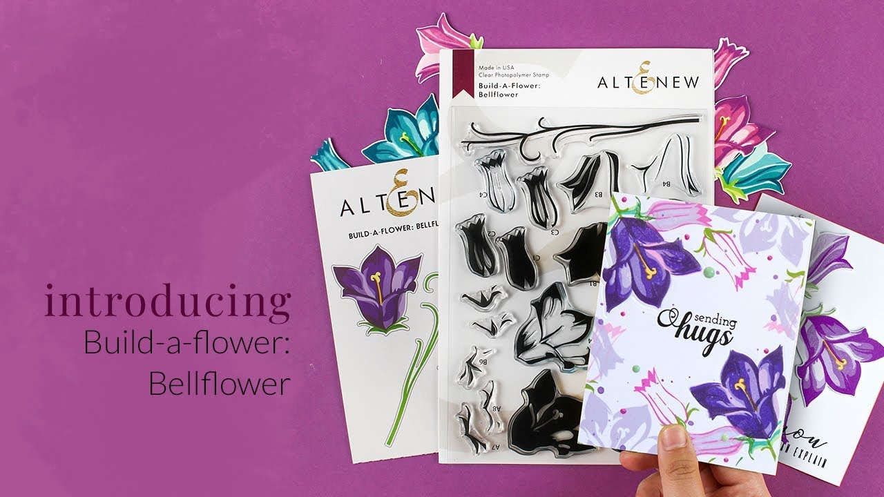Altenew Stamps Intro - Build-A-Flower: Bellflower