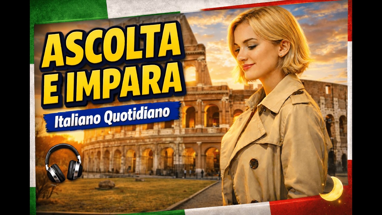 IMPARA ITALIANO Conversazioni Quotidiane Ascolta e Impara mentre LAVORI o DORMI