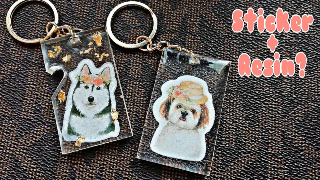 Sticker in Resin? | Is it possible to put stickers in resin? | Resin Art | Tiktok Trending Small Biz