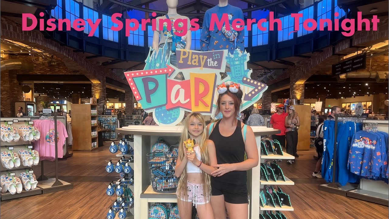 Disney Springs Walk to Ever After, World of Disney, Basin, Co Op, and Pin Trading