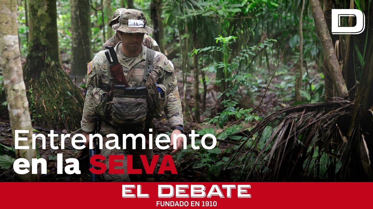 Maniobras en plena selva: el entrenamiento conjunto de EE.UU. y Panamá