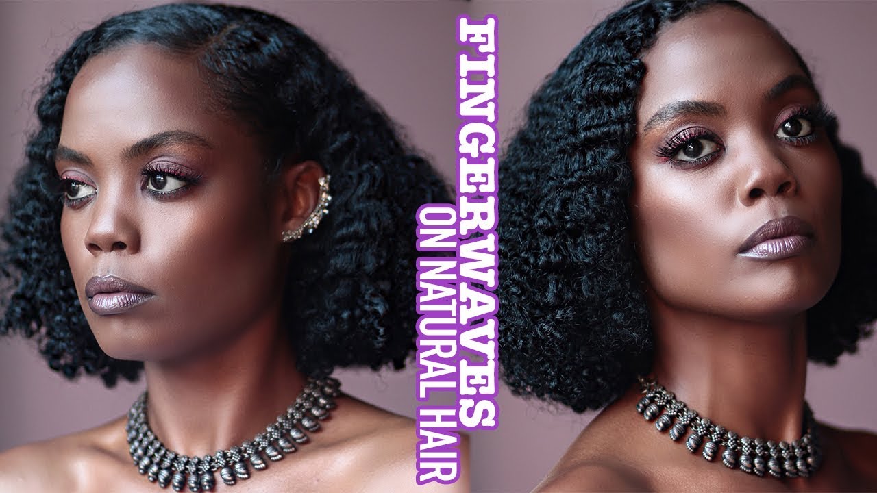 Fingerwaves on Medium\Long Natural Hair | ISSA VINTAGE VIBE | Beginner Friendly