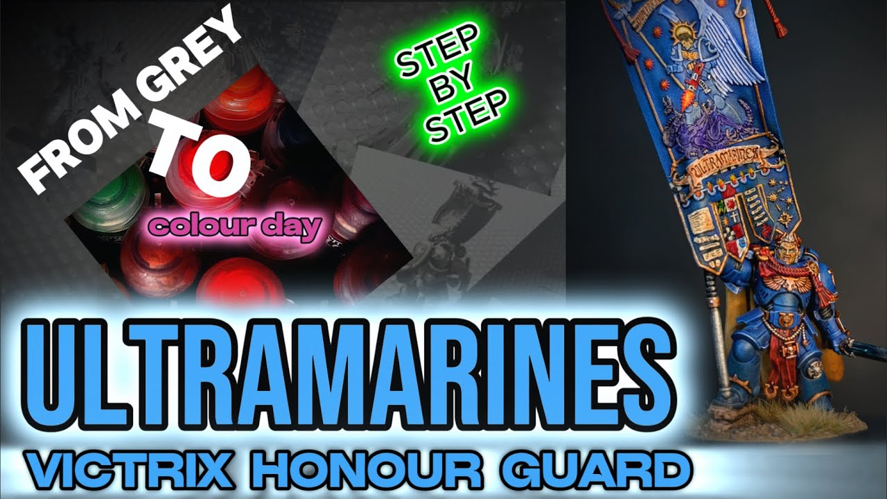 Banner of Macragge — Painting Victrix Honour Guard Ancient | Ultramarines | Warhammer 40K - TUTORIAL