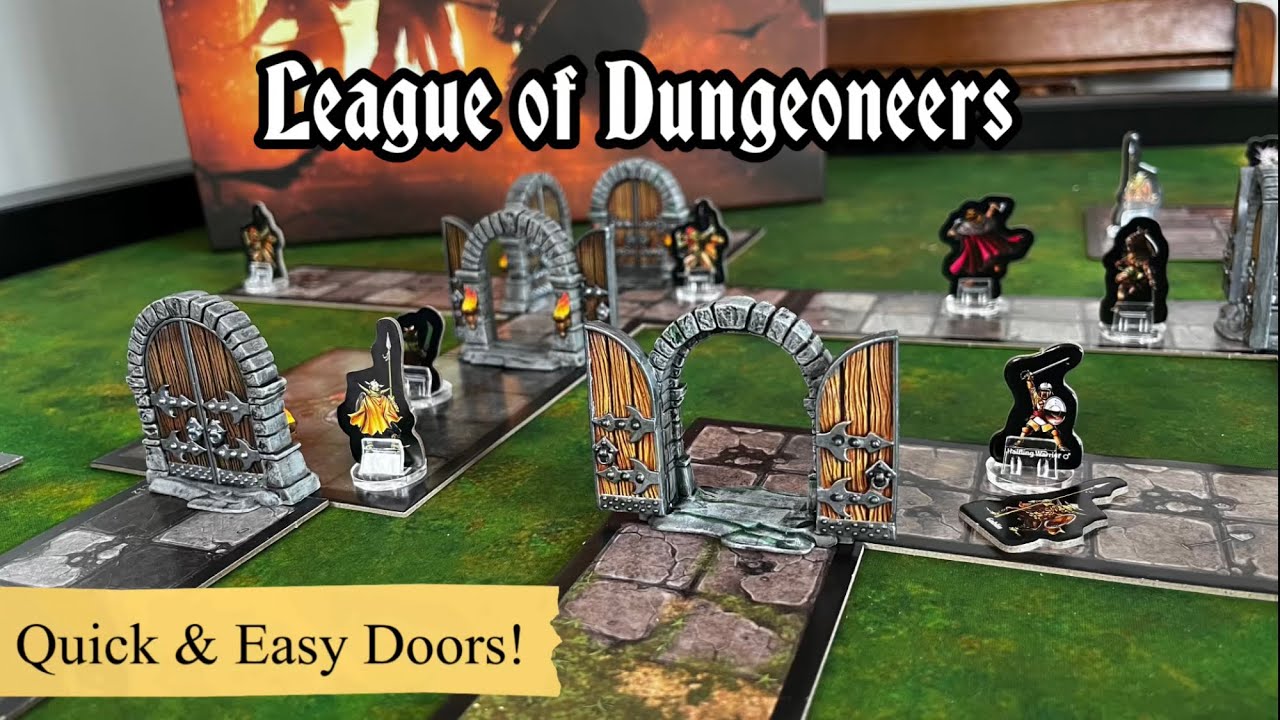 League of Dungeoneers: Painting the doors fast & easy!