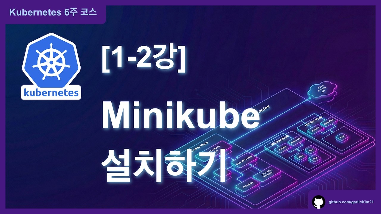 [Kubernetes 6주 코스] 1주 차 2강: Install Minikube
