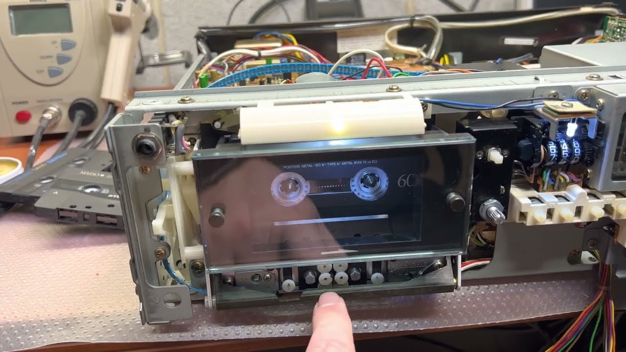 Fine adjusting head tilt on Nakamichi 680zx