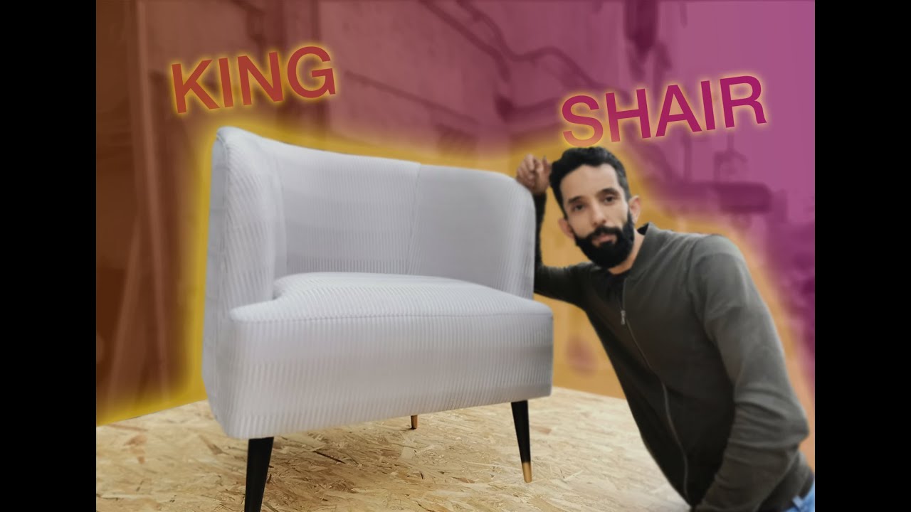 ابسط طريقة لعمل كرسي فخم وانيق .the simplest way to make a luxurious and elegant chair