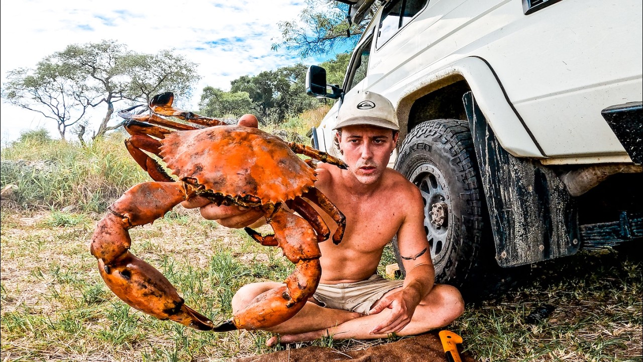 3 Days SOLO Remote Coastal Survival - Eating Only WILD Caught Food