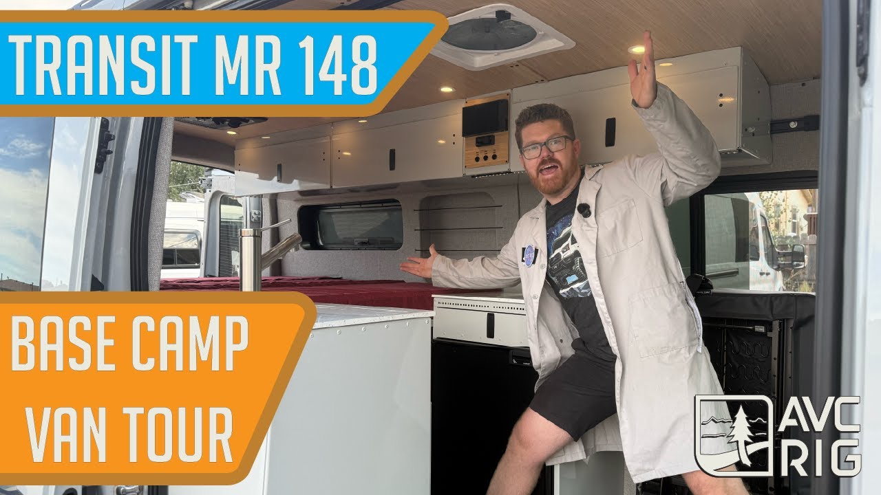 Base Camp Finished Camper Van Tour | Ford Transit 148 Medium Roof Conversion | Van Life