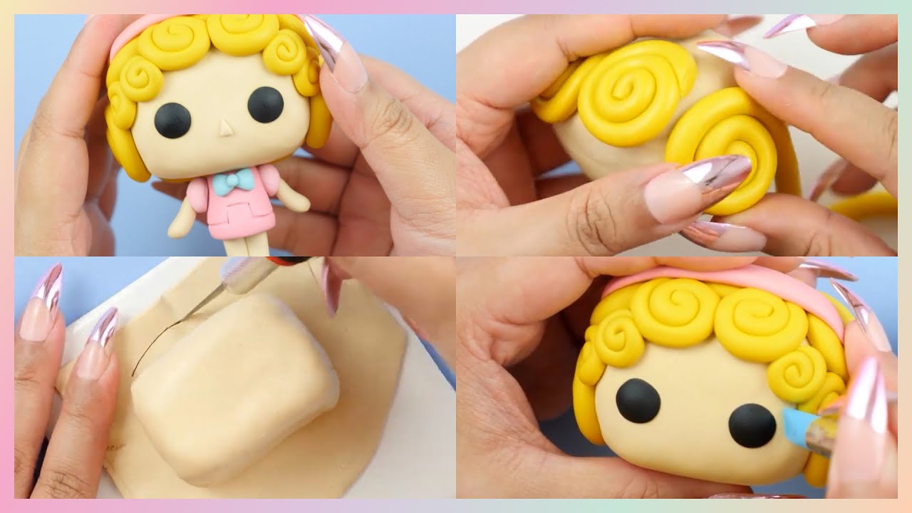 🎨CRAFTS🎨 Making A Custom Vintage Polly Pocket Funko Pop From The '90s